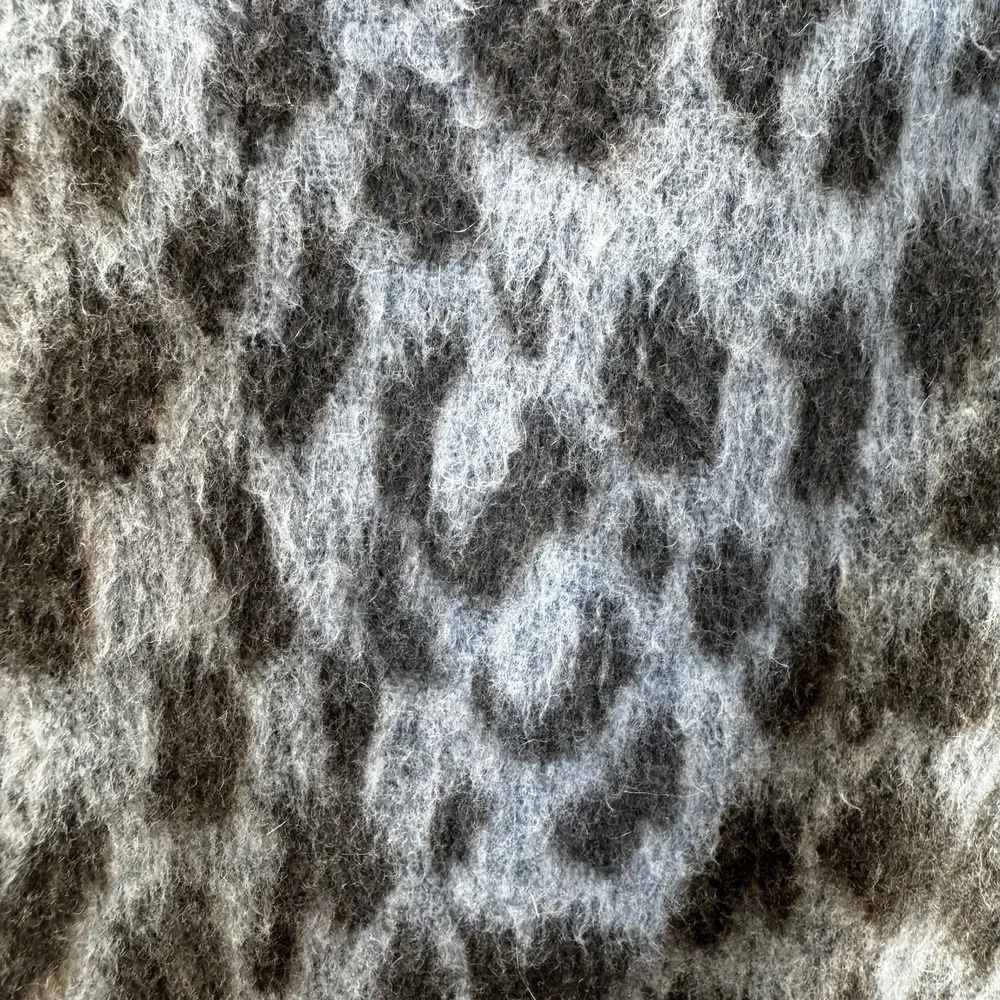 Faux Leopard Cheetah Print‎ Coat Soft Oversized Womens Med. Midi Length Old Navy